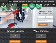 Tablet Screenshot of orlando-plumber-services.com